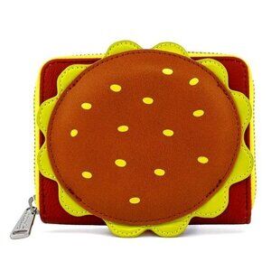 Loungefly Nickelodeon SpongeBob Plankton Krabby‎ Patty Zip Around Wallet